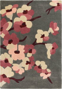 Koberec Flair Rugs Blossom Charcoal Pink