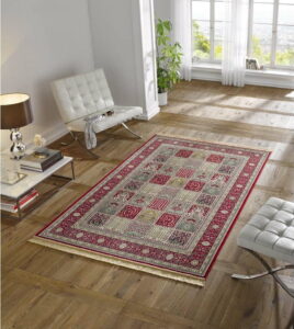 Červený koberec z viskózy Mint Rugs Precious