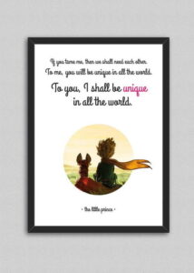 Obraz North Carolina Scandinavian Home Decors Little Prince Quote V3