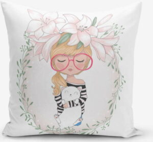 Povlak na polštář s příměsí bavlny Minimalist Cushion Covers Student