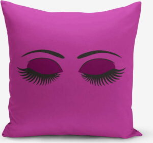 Růžový povlak na polštář Minimalist Cushion Covers Lash