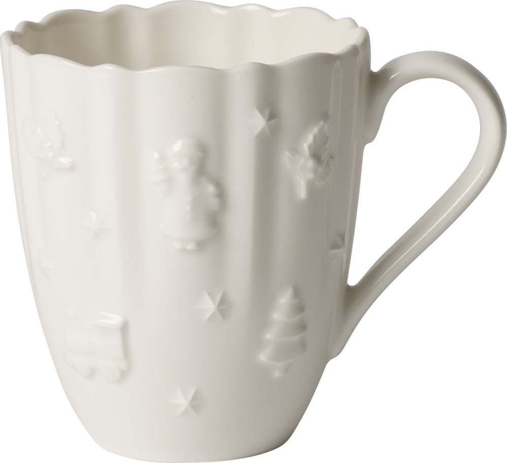 Bílý porcelánový vánoční hrneček Toy's Delight Villeroy&Boch