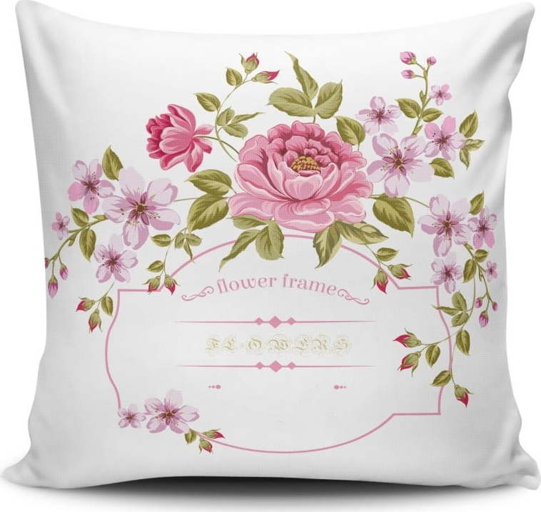 Polštář s příměsí bavlny Cushion Love Calerto