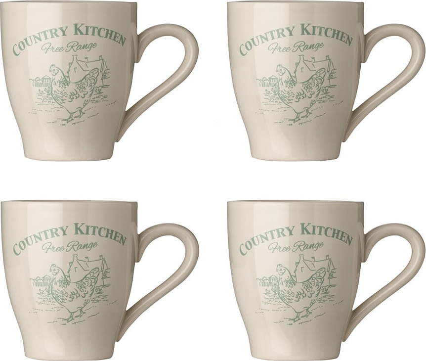 Sada 4 hrnků Country Kitchen Premier Housewares