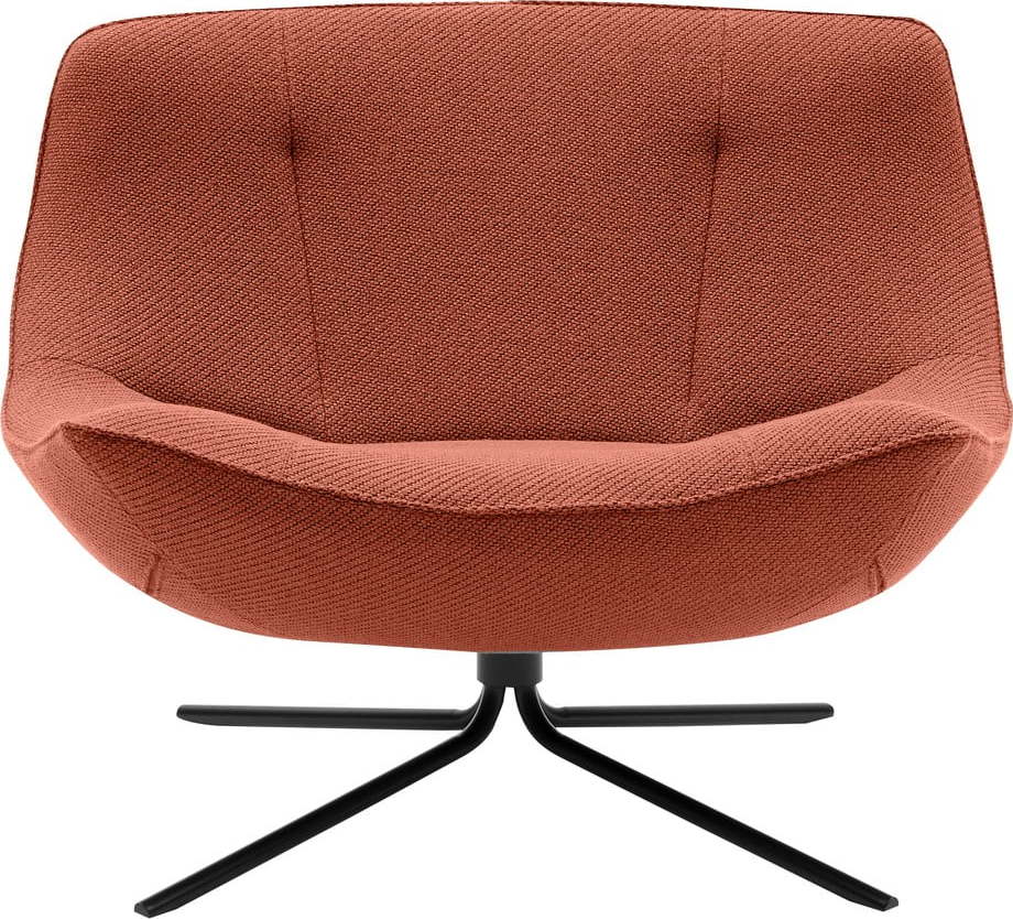 Oranžové otočné křeslo Softline Vera Swivel Softline