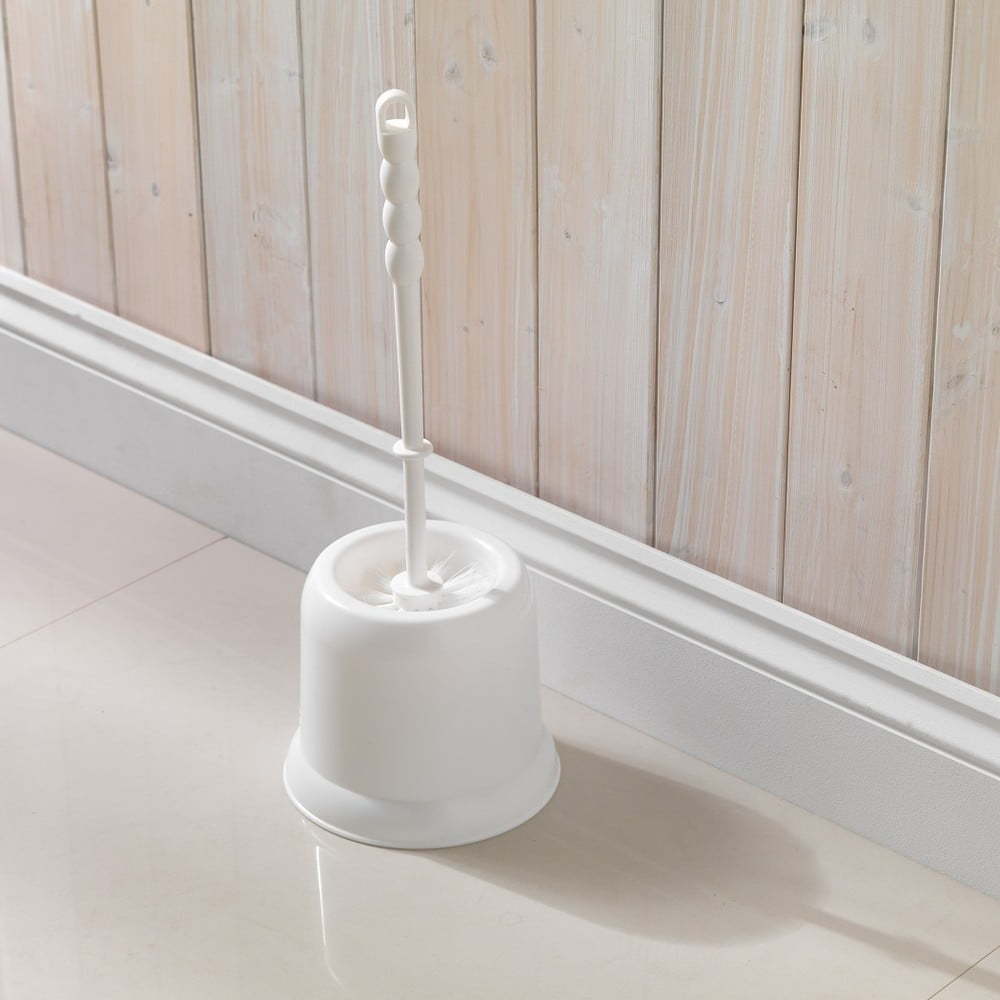 Bílý WC kartáč Addis Round Toilet Brush White Addis