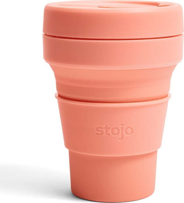 Oranžový skládací termohrnek Stojo Pocket Cup Apricot