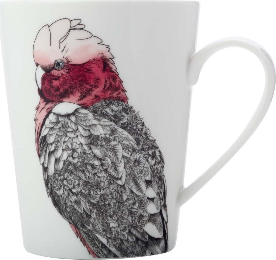 Bílý porcelánový hrnek Maxwell & Williams Marini Ferlazzo Galah