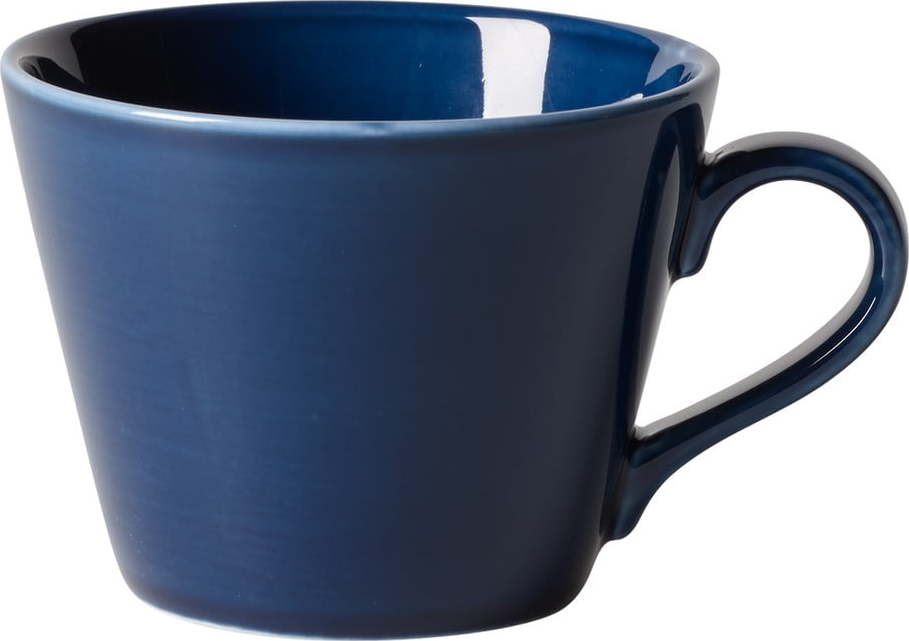 Tmavě modrý porcelánový šálek na kávu Villeroy & Boch Like Organic