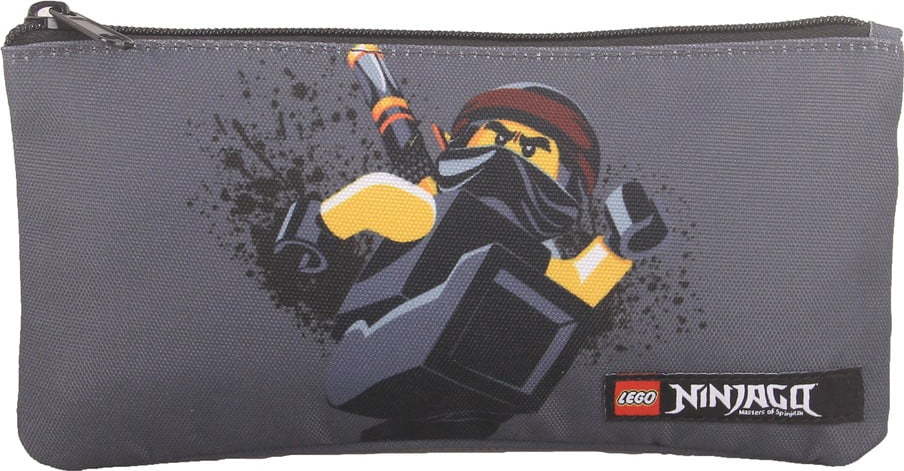 Šedé pouzdro na tužky LEGO® NINJAGO Cole LEGO