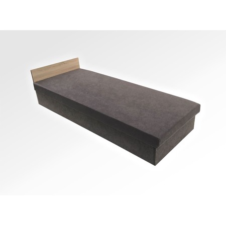 Válenda Chrisi B90 - 90x200 cm Tkanina 36 Panty vpravo Dub sonoma Graja