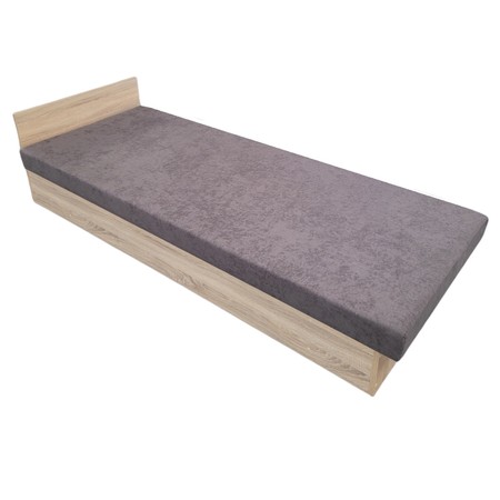 Válenda Silver B80 - 90x200 cm Tkanina 80 Panty vlevo Dub sonoma Graja