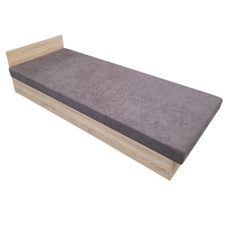 Válenda Silver B90 - 90x200 cm Tkanina 77 Panty vlevo Dub sonoma Graja