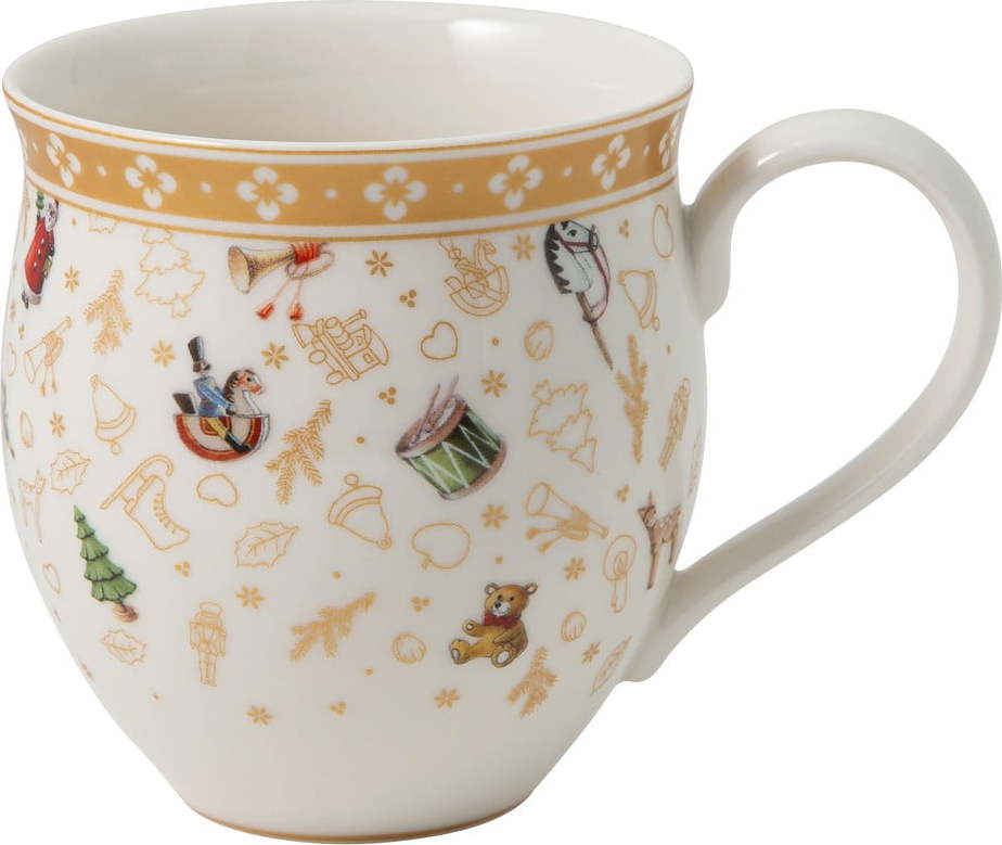 Bílý porcelánový hrnek s vánočním motivem Villeroy & Boch Villeroy & boch