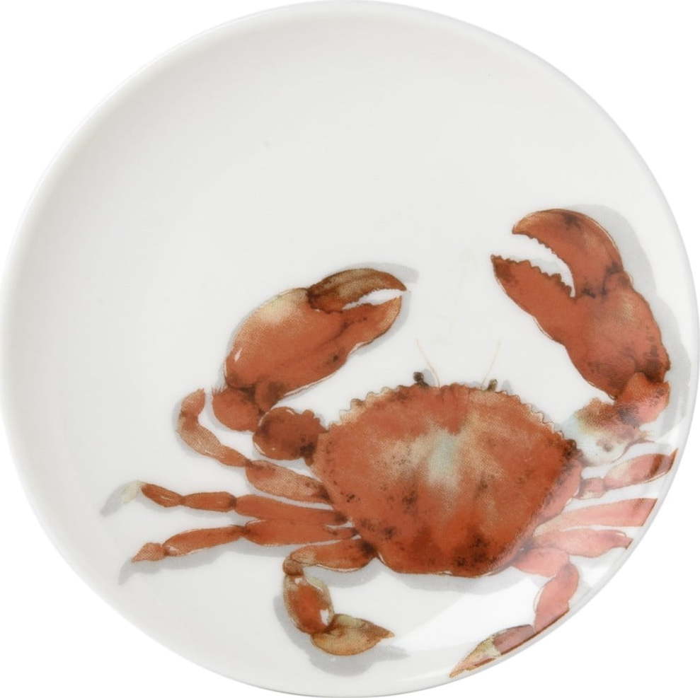 Červený porcelánový talíř ø 20 cm Crab - IHR IHR