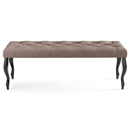 Lavice CHESTERFIELD 100x40 cm Světle hnědá Signal-nabytek