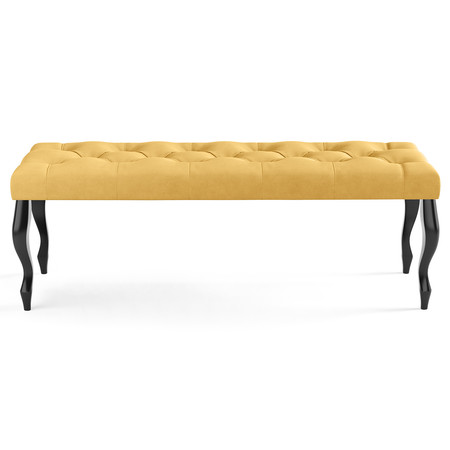 Lavice CHESTERFIELD 100x40 cm Žlutá Signal-nabytek