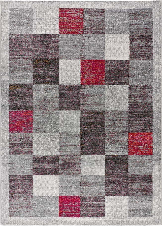 Červeno-šedý koberec 160x230 cm Sheki – Universal Universal