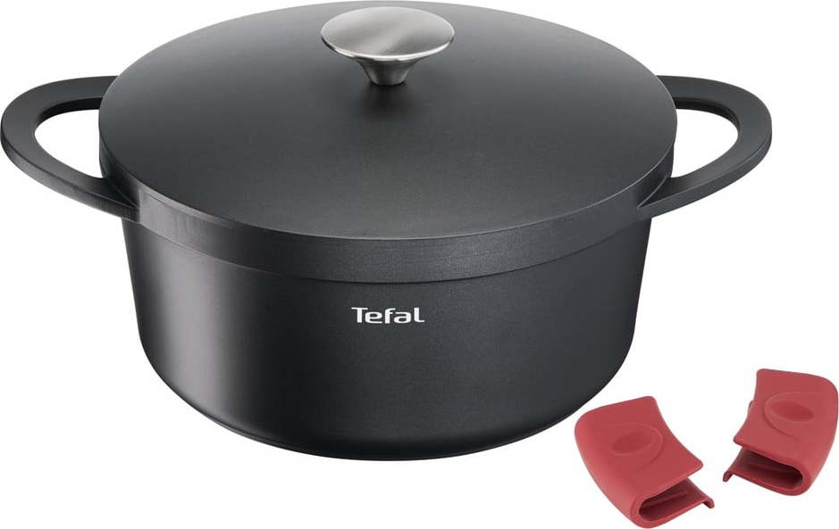 Hliníkový hrnec s pokličkou s nepřilnavým povrchem na indukci 4.5 l Trattoria – Tefal Tefal