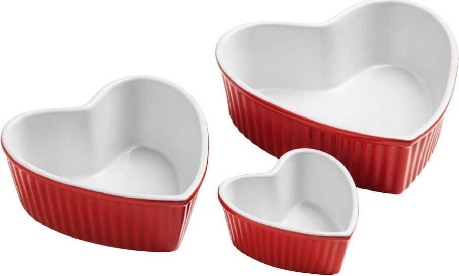 Formy na pečení dortu z kamene 3 ks Amour – Premier Housewares Premier Housewares