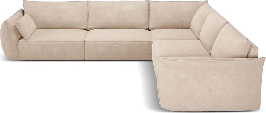 Béžová rohová pohovka (variabilní) Vanda – Mazzini Sofas Mazzini Sofas