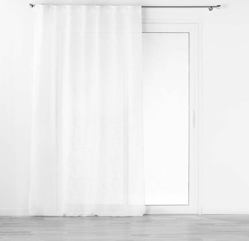Bílá záclona 140x240 cm Haltona – douceur d'intérieur Douceur d intérieur