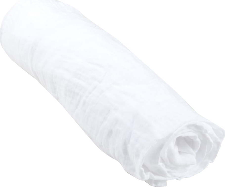 Napínací mušelínové dětské prostěradlo do postýlky 70x140 cm – Bébé Douceur Bébé Douceur