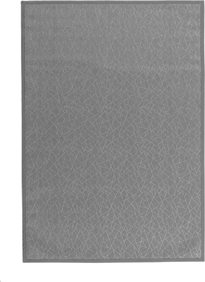 Světle šedý koberec z PVC 140x200 cm Geo Silver – Casa Selección Casa Selección